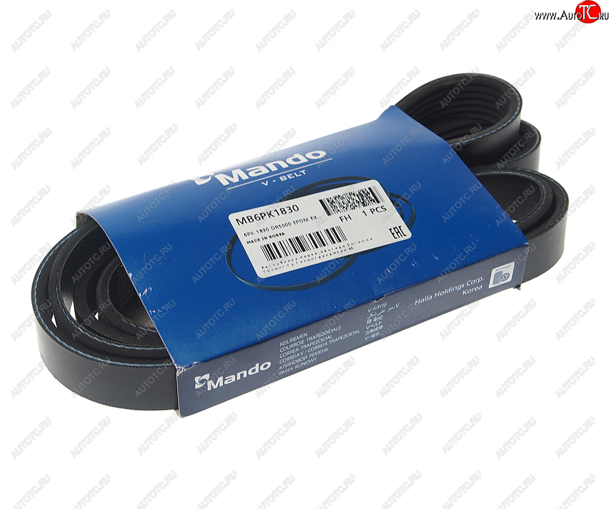 469 р. Ремень приводной поликлиновой 6PK1830 MITSUBISHI Outlander (03-) MANDO MANDO mb6pk1830  с доставкой в г. Майкоп