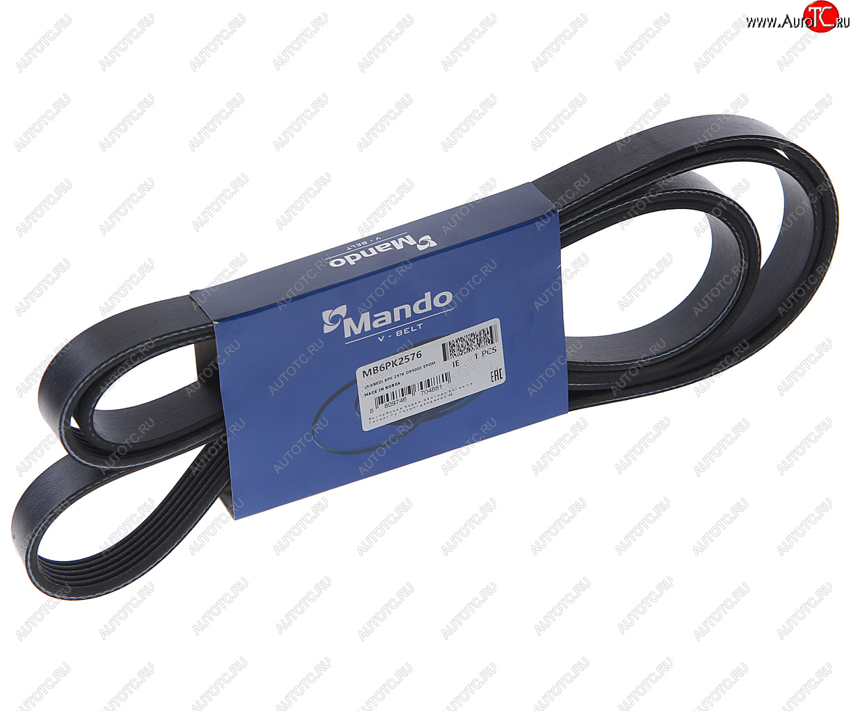 2 299 р. Ремень приводной поликлиновой 6PK2576 MANDO MANDO mb6pk2576  с доставкой в г. Майкоп