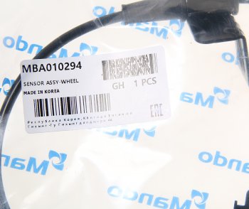 2 299 р. Датчик АБС KIA Mohave (19-) колеса переднего левого MANDO MANDO mba010294 MANDO mba010294  с доставкой в г. Майкоп. Увеличить фотографию 2