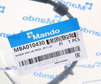 1 229 р. Датчик АБС KIA Rio (11-) колеса заднего правого MANDO MANDO mba010430  с доставкой в г. Майкоп. Увеличить фотографию 2