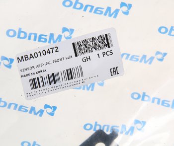 839 р. Датчик АБС KIA Bongo 3 (14-) (2.5-A2) (4WD) колеса переднего левого MANDO MANDO mba010472  с доставкой в г. Майкоп. Увеличить фотографию 2