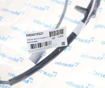 1 299 р. Датчик АБС KIA Bongo 3 (16-) (2.5-A2) (2WD) колеса заднего левого MANDO MANDO mba010521  с доставкой в г. Майкоп. Увеличить фотографию 2