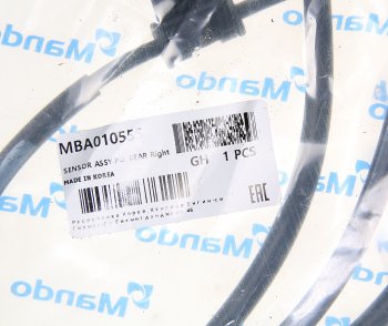 1 149 р. Датчик АБС KIA Bongo 3 (15-) (2.5-A2) (2WD) колеса заднего правого MANDO MANDO mba010555 MANDO mba010555  с доставкой в г. Майкоп. Увеличить фотографию 2