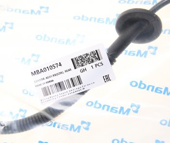 1 699 р. Датчик АБС HYUNDAI Solaris (16-) KIA Rio (16-) колеса заднего правого MANDO MANDO mba010574  с доставкой в г. Майкоп. Увеличить фотографию 2