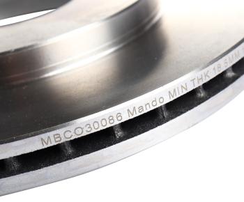 2 199 р. Диск тормозной PEUGEOT 306 (97-02),206 (08-) CITROEN Xsara (97-05) передний (1шт.) MANDO MANDO mbc030086 MANDO mbc030086  с доставкой в г. Майкоп. Увеличить фотографию 5
