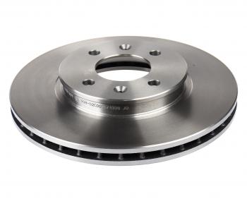 2 999 р. Диск тормозной HYUNDAI Solaris (11-) KIA Rio (11-) передний (1шт.) MANDO MANDO mbc030243 MANDO mbc030243  с доставкой в г. Майкоп. Увеличить фотографию 1