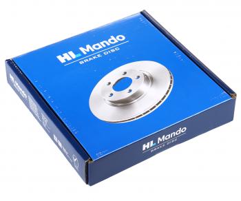 2 999 р. Диск тормозной HYUNDAI Solaris (11-) KIA Rio (11-) передний (1шт.) MANDO MANDO mbc030243 MANDO mbc030243  с доставкой в г. Майкоп. Увеличить фотографию 7