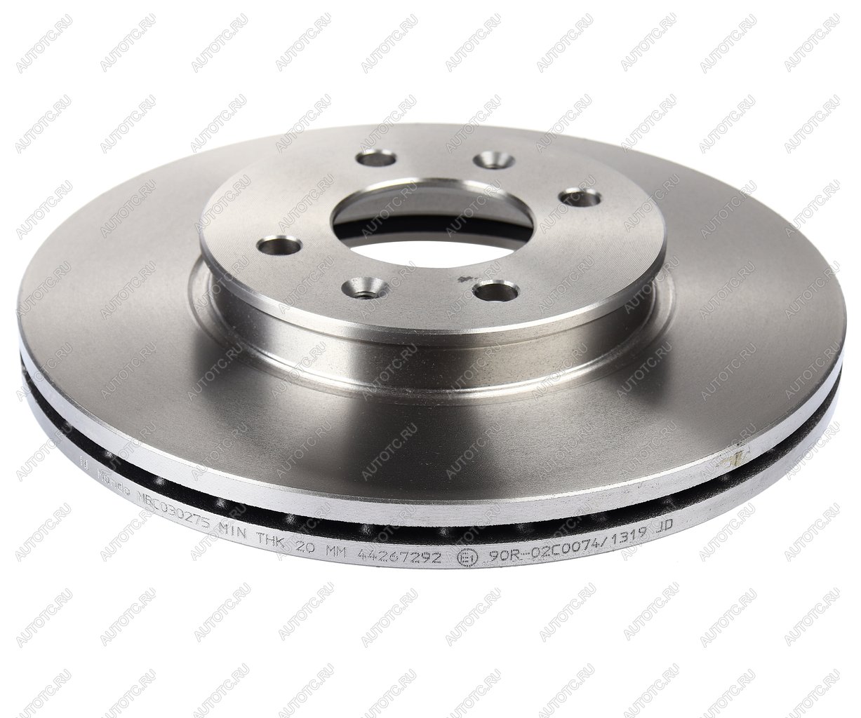 3 899 р. Диск тормозной HYUNDAI Solaris (11-) KIA Rio (11-) передний (1шт.) MANDO MANDO mbc030275 MANDO mbc030275  с доставкой в г. Майкоп