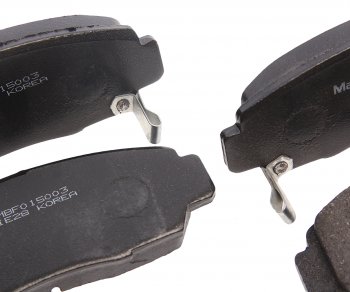 1 569 р. Колодки тормозные передние (4шт.) MANDO Honda Civic FD седан дорестайлинг (2005-2008)  с доставкой в г. Майкоп. Увеличить фотографию 2