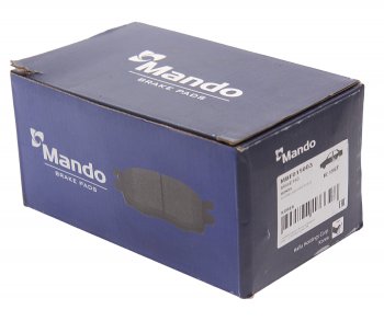 1 569 р. Колодки тормозные передние (4шт.) MANDO Honda Civic FD седан дорестайлинг (2005-2008)  с доставкой в г. Майкоп. Увеличить фотографию 3