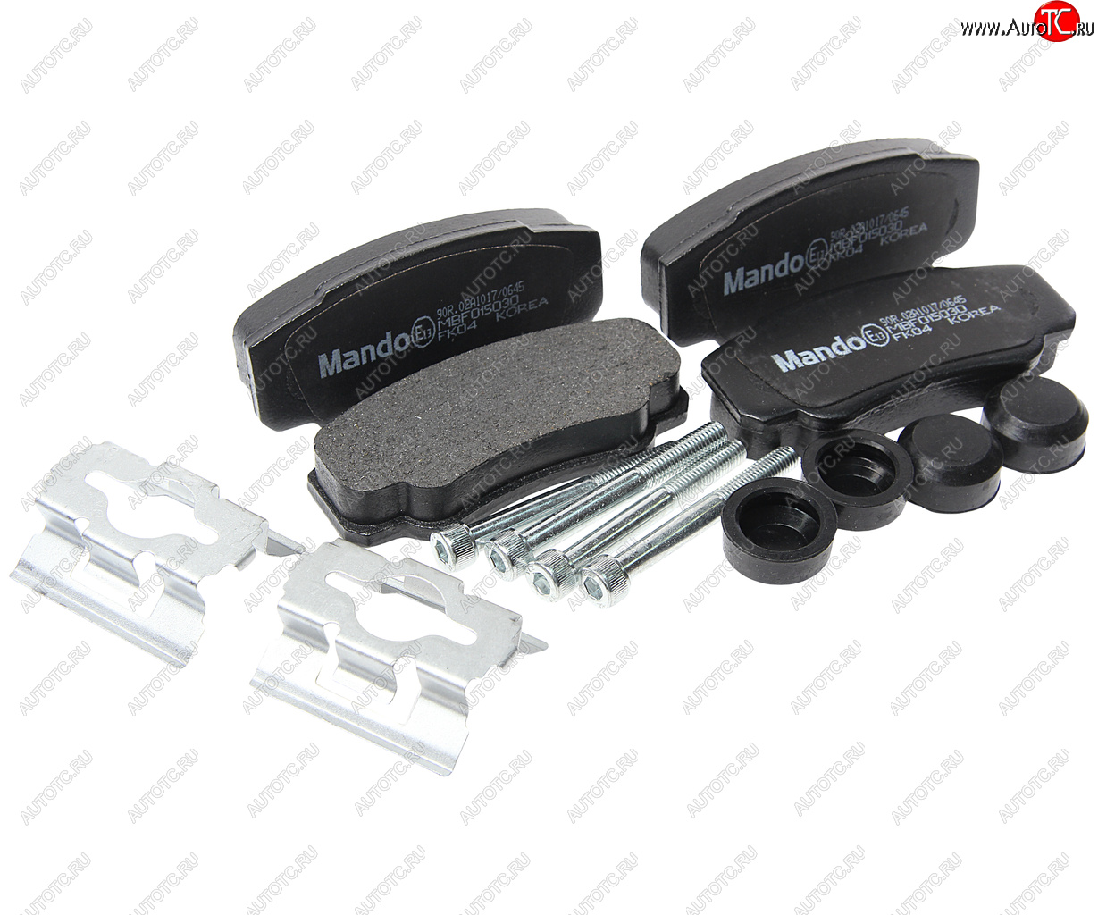 1 739 р. Колодки тормозные PEUGEOT Boxer CITROEN Jumper FIAT Ducato (94-) задние (4шт.) MANDO MANDO mbf015030  с доставкой в г. Майкоп