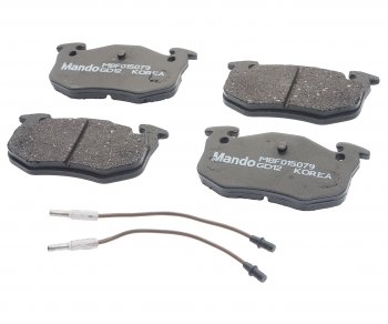 1 229 р. Колодки тормозные PEUGEOT 206 (00-),306 (-02) RENAULT Megane (-02) задние (4шт.) MANDO MANDO mbf015079  с доставкой в г. Майкоп. Увеличить фотографию 1