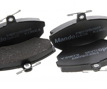 2 099 р. Колодки тормозные VW Golf 3,Caddy (95-04),Polo (95-01) передние (4шт.) MANDO MANDO mbf015089 MANDO mbf015089  с доставкой в г. Майкоп. Увеличить фотографию 2