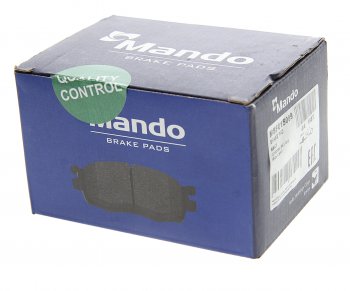 2 099 р. Колодки тормозные VW Golf 3,Caddy (95-04),Polo (95-01) передние (4шт.) MANDO MANDO mbf015089 MANDO mbf015089  с доставкой в г. Майкоп. Увеличить фотографию 3
