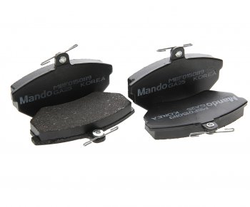 2 099 р. Колодки тормозные VW Golf 3,Caddy (95-04),Polo (95-01) передние (4шт.) MANDO MANDO mbf015089 MANDO mbf015089  с доставкой в г. Майкоп. Увеличить фотографию 1