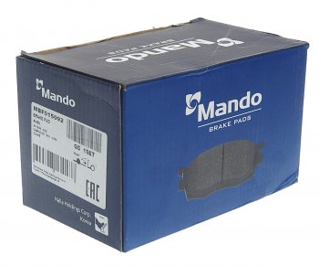 1 019 р. Колодки тормозные VW Passat B3,B4 AUDI 80 передние (4шт.) MANDO MANDO mbf015092 MANDO mbf015092  с доставкой в г. Майкоп. Увеличить фотографию 2