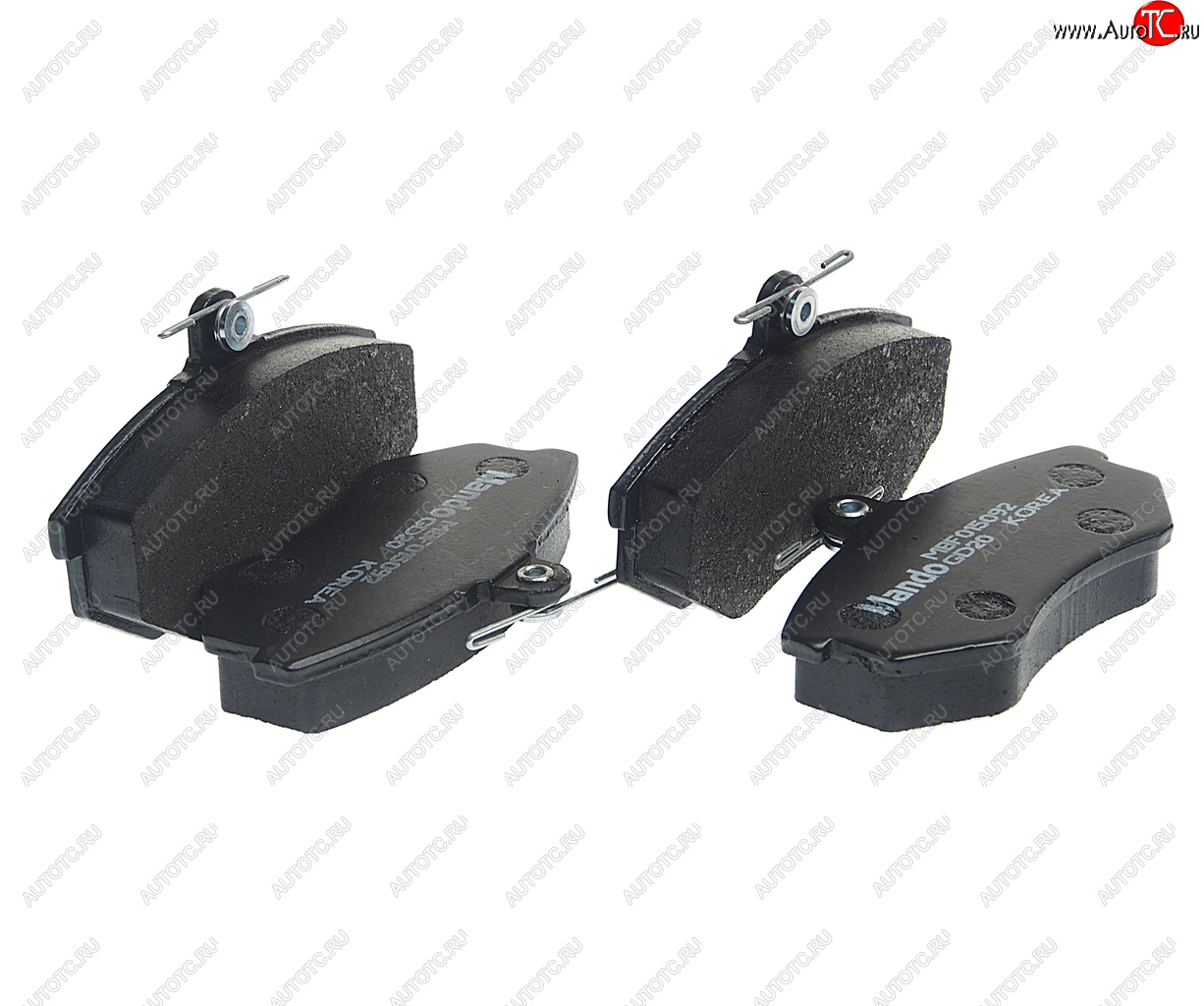 1 019 р. Колодки тормозные VW Passat B3,B4 AUDI 80 передние (4шт.) MANDO MANDO mbf015092 MANDO mbf015092  с доставкой в г. Майкоп