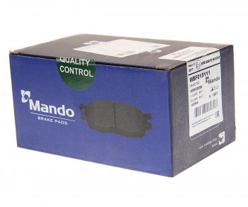 2 499 р. Колодки тормозные MERCEDES W210,W202,C208 (2.0/2.8) передние (4шт.) MANDO MANDO mbf015111 MANDO mbf015111  с доставкой в г. Майкоп. Увеличить фотографию 2