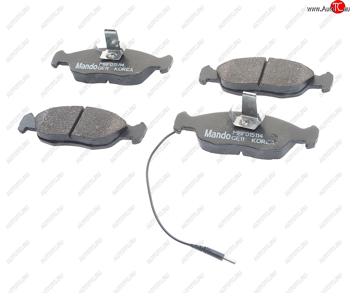 1 089 р. Колодки тормозные PEUGEOT 106,205,306 CITROEN Xsara,Saxo передние (4шт.) MANDO MANDO mbf015114 MANDO mbf015114  с доставкой в г. Майкоп