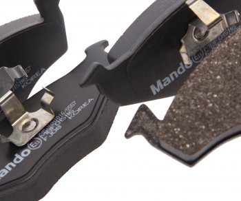 1 329 р. Колодки тормозные VW Lupo,Polo (95-) SKODA Fabia передние (4шт.) MANDO MANDO mbf015116 MANDO mbf015116  с доставкой в г. Майкоп. Увеличить фотографию 2