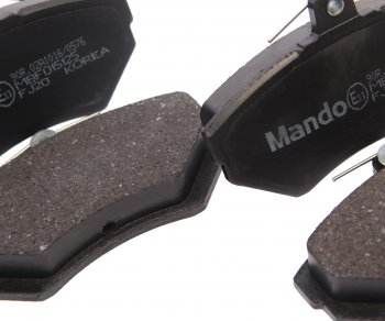 1 599 р. Колодки тормозные VW Passat B5 AUDI A4 передние (4шт.) MANDO MANDO mbf015125  с доставкой в г. Майкоп. Увеличить фотографию 2