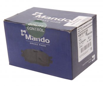 1 599 р. Колодки тормозные VW Passat B5 AUDI A4 передние (4шт.) MANDO MANDO mbf015125  с доставкой в г. Майкоп. Увеличить фотографию 3