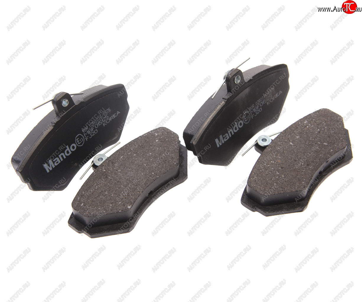 1 599 р. Колодки тормозные VW Passat B5 AUDI A4 передние (4шт.) MANDO MANDO mbf015125  с доставкой в г. Майкоп