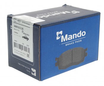1 159 р. Колодки тормозные HONDA Accord,Civic,CR-V (91-) задние (4шт.) MANDO MANDO mbf015128  с доставкой в г. Майкоп. Увеличить фотографию 2
