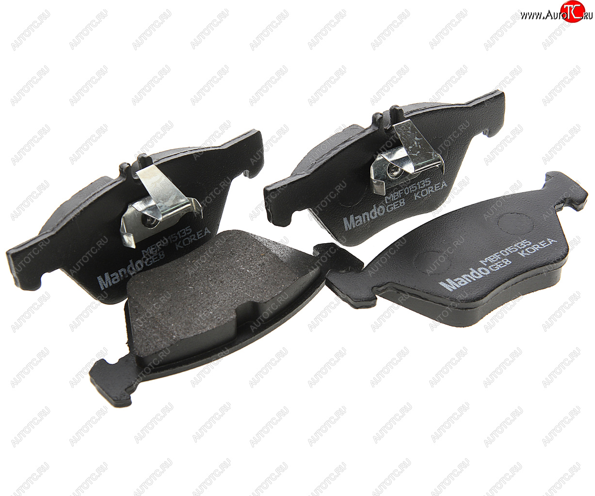 2 369 р. Колодки тормозные MERCEDES E (W210) передние (4шт.) MANDO MANDO mbf015135  с доставкой в г. Майкоп