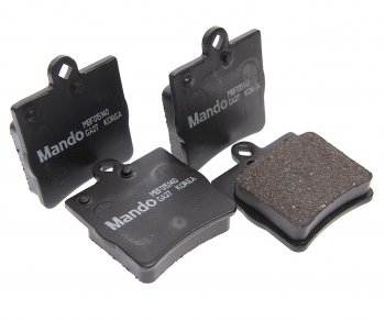 1 429 р. Колодки тормозные MERCEDES W202,W203,W209,W210,R171 CHRYSLER задние (4шт.) MANDO MANDO mbf015140 MANDO mbf015140  с доставкой в г. Майкоп. Увеличить фотографию 1