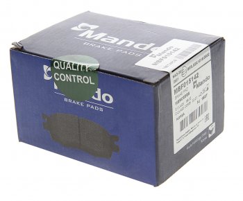 1 799 р. Колодки тормозные MERCEDES E (W210) задние (4шт.) MANDO MANDO mbf015142 MANDO mbf015142  с доставкой в г. Майкоп. Увеличить фотографию 2
