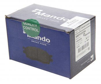 2 679 р. Колодки тормозные MERCEDES W163 (98-05),W220 (98-05),W129 передние (4шт.) MANDO MANDO mbf015154 MANDO mbf015154  с доставкой в г. Майкоп. Увеличить фотографию 2