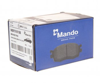 2 279 р. Колодки тормозные MERCEDES (W163) ML230,ML500 задние (4шт.) MANDO MANDO mbf015156  с доставкой в г. Майкоп. Увеличить фотографию 2