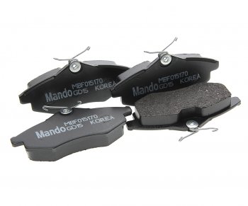 1 299 р. Колодки тормозные CITROEN C2,C3 (02-) (1.11.4) передние (4шт.) MANDO MANDO mbf015170  с доставкой в г. Майкоп. Увеличить фотографию 1
