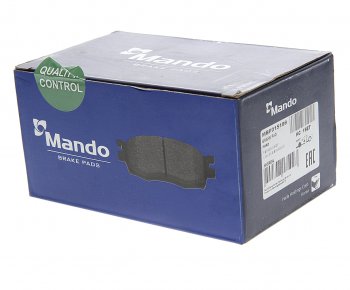 1 679 р. Колодки тормозные передние (4шт.) MANDO Mazda 3/Axela BP хэтчбэк (2019-2025)  с доставкой в г. Майкоп. Увеличить фотографию 2
