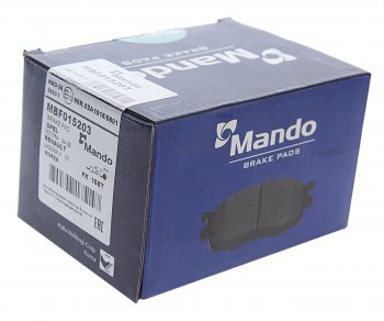 1 429 р. Колодки тормозные CITROEN C5 (10-) задние (4шт.) MANDO MANDO mbf015203 MANDO mbf015203  с доставкой в г. Майкоп. Увеличить фотографию 2