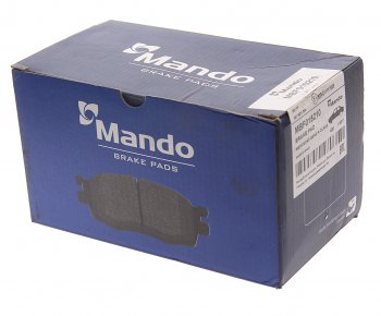 2 079 р. Колодки тормозные MERCEDES A (W169),B (W245) передние (4шт.) MANDO MANDO mbf015210  с доставкой в г. Майкоп. Увеличить фотографию 3