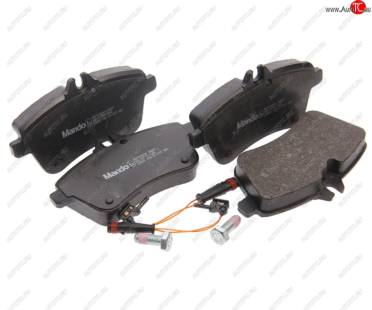 2 079 р. Колодки тормозные MERCEDES A (W169),B (W245) передние (4шт.) MANDO MANDO mbf015210  с доставкой в г. Майкоп