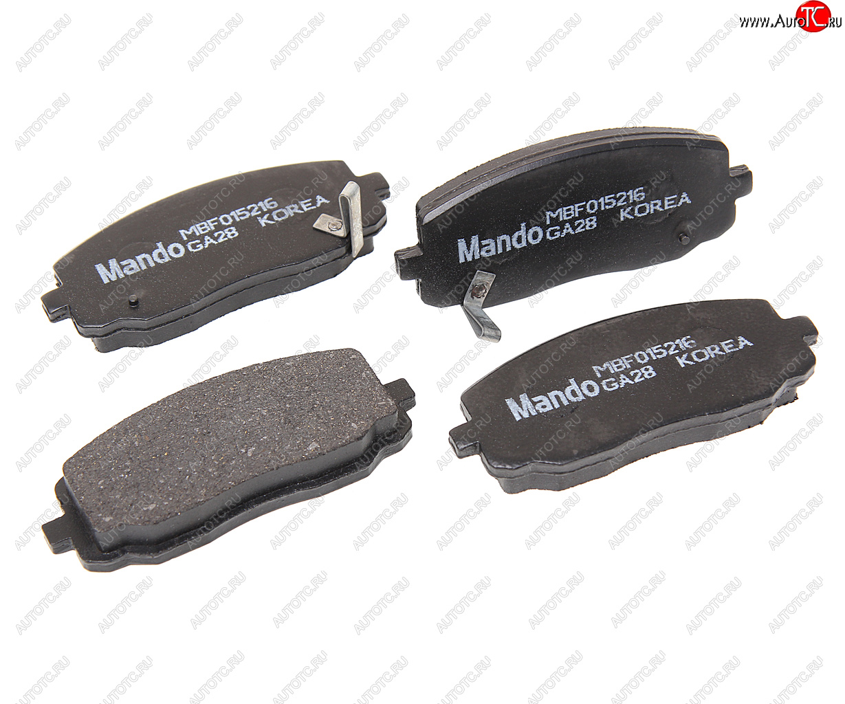 999 р. Колодки тормозные KIA Picanto (05-) передние (4шт.) MANDO MANDO mbf015216  с доставкой в г. Майкоп