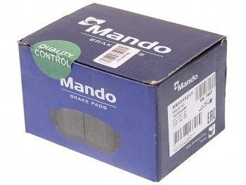 769 р. Колодки тормозные задние (4шт.) MANDO KIA Picanto 2 TA хэтчбэк 5 дв. дорестайлинг (2011-2015)  с доставкой в г. Майкоп. Увеличить фотографию 2