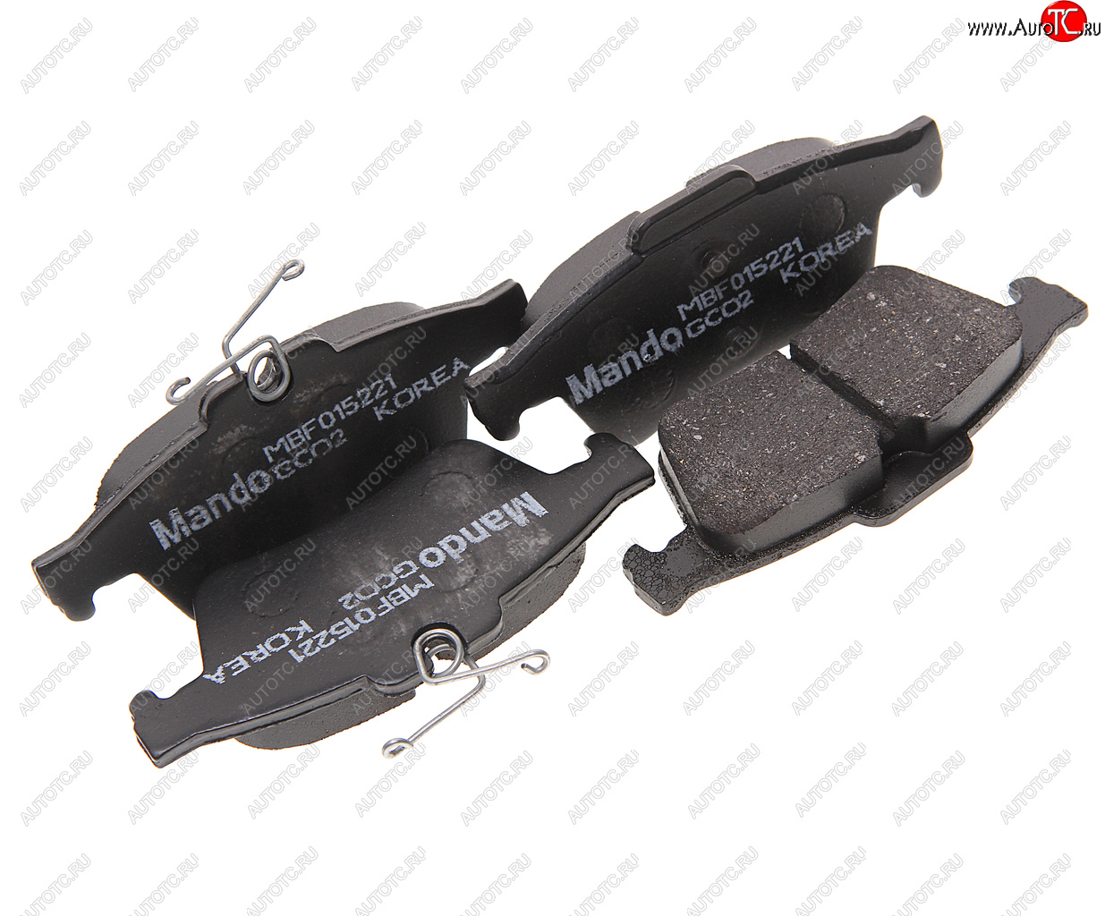 1 499 р. Колодки тормозные задние MANDO Ford Focus 2 седан рестайлинг (2007-2011)  с доставкой в г. Майкоп