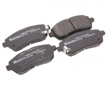 1 989 р. Колодки тормозные FORD Fiesta (09-) передние (4шт.) MANDO MANDO mbf015245 MANDO mbf015245  с доставкой в г. Майкоп. Увеличить фотографию 1