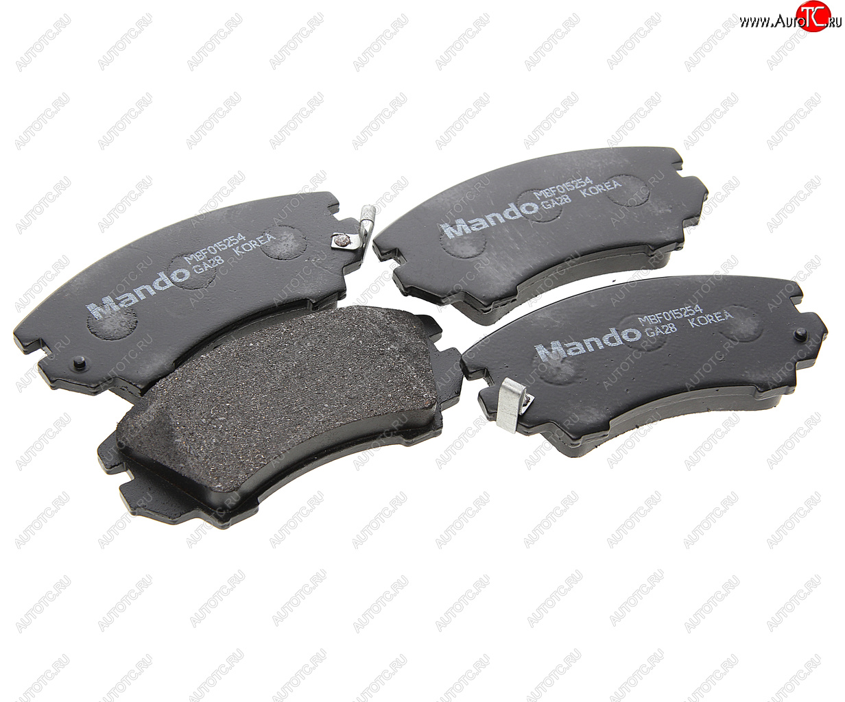 2 499 р. Колодки тормозные передние R17 (4шт.) MANDO Opel Insignia A дорестайлинг седан (2008-2013)  с доставкой в г. Майкоп