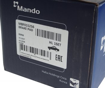4 399 р. Колодки тормозные BMW X5 (E70),X6 (E71) передние (4шт.) MANDO MANDO mbf015256  с доставкой в г. Майкоп. Увеличить фотографию 3