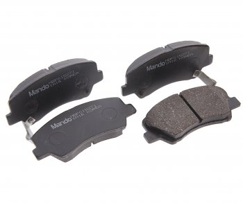 2 079 р. Колодки тормозные HYUNDAI Solaris (11-) KIA Rio (11-) передние (4шт.) MANDO MANDO mbf015271  с доставкой в г. Майкоп. Увеличить фотографию 1