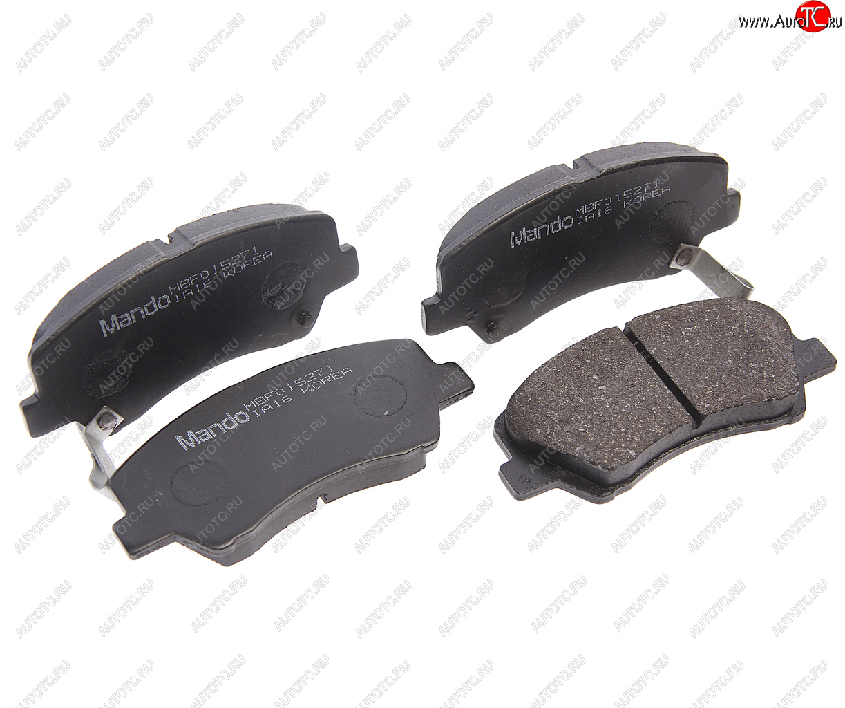 2 079 р. Колодки тормозные HYUNDAI Solaris (11-) KIA Rio (11-) передние (4шт.) MANDO MANDO mbf015271  с доставкой в г. Майкоп