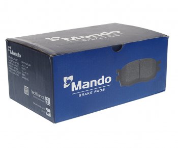4 499 р. Колодки тормозные MERCEDES ML (W164) (05-11) передние (4шт.) MANDO MANDO mbf015276 MANDO mbf015276  с доставкой в г. Майкоп. Увеличить фотографию 2