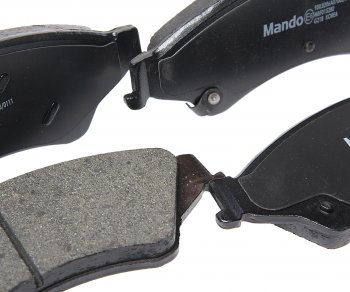 2 259 р. Колодки тормозные FORD Ranger (11-) передние (4шт.) MANDO MANDO mbf015280 MANDO mbf015280  с доставкой в г. Майкоп. Увеличить фотографию 2