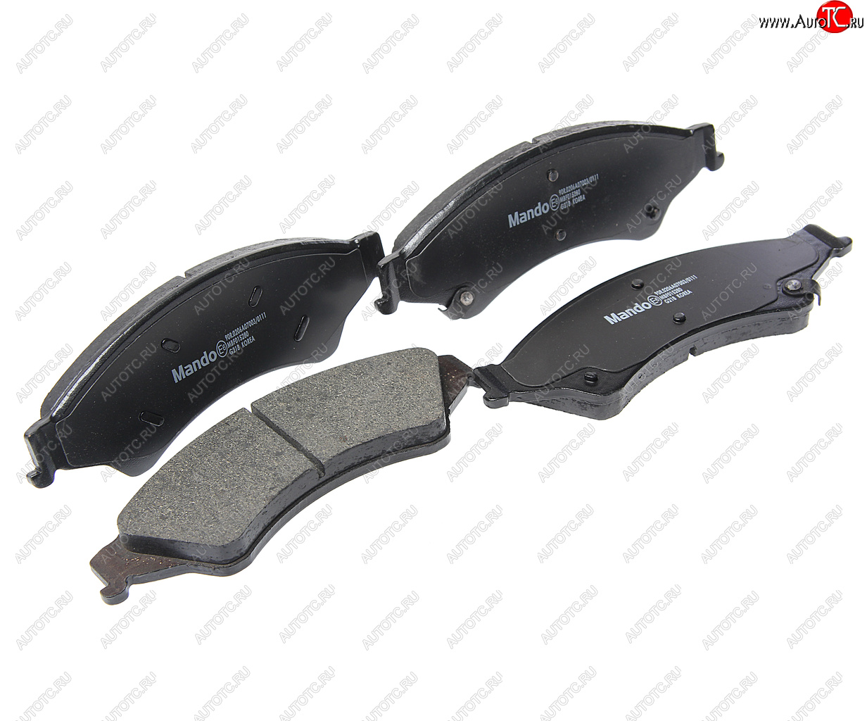 2 259 р. Колодки тормозные FORD Ranger (11-) передние (4шт.) MANDO MANDO mbf015280 MANDO mbf015280  с доставкой в г. Майкоп