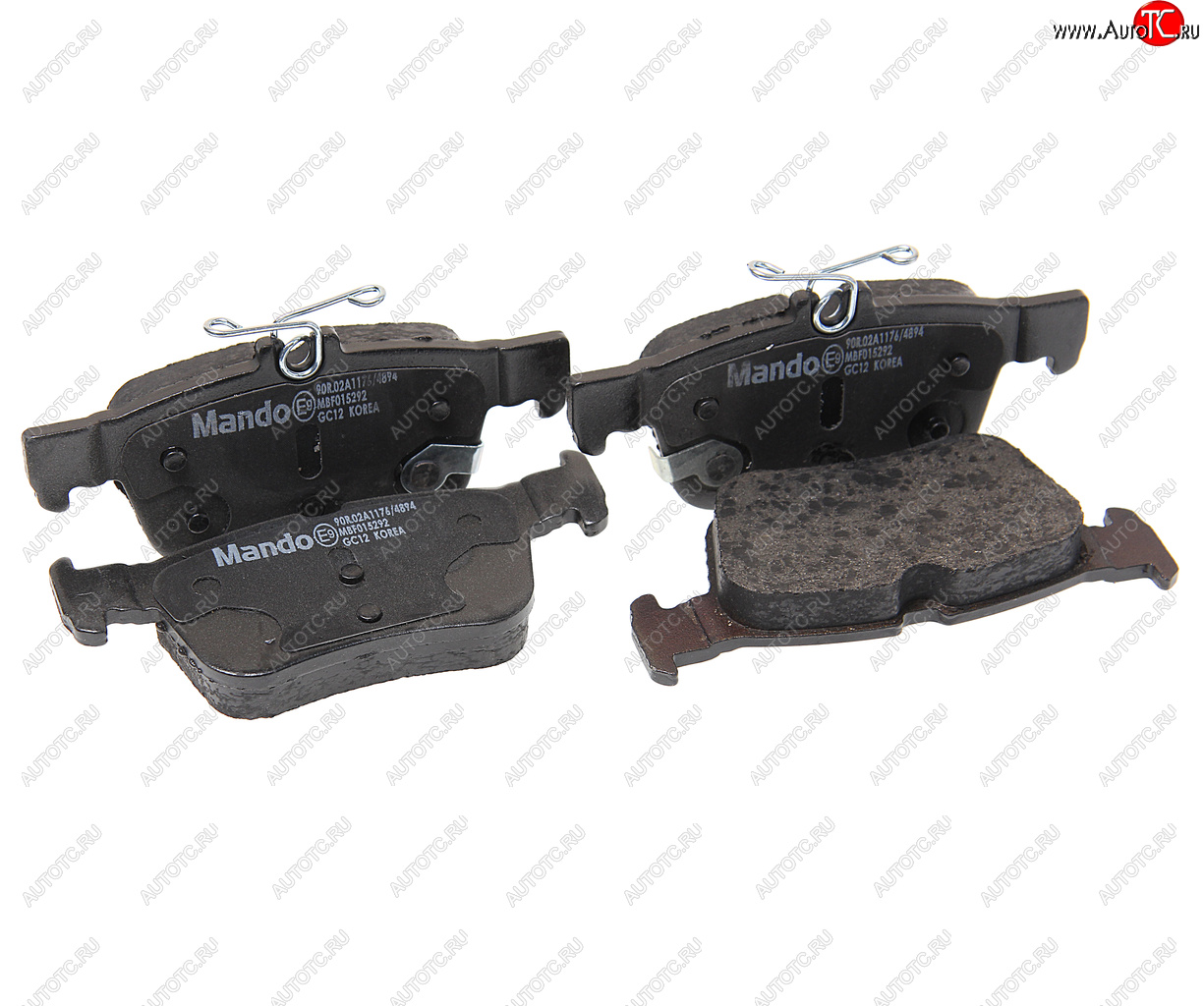 1 539 р. Колодки тормозные FORD Mondeo (15-) задние (4шт.) MANDO MANDO mbf015292  с доставкой в г. Майкоп